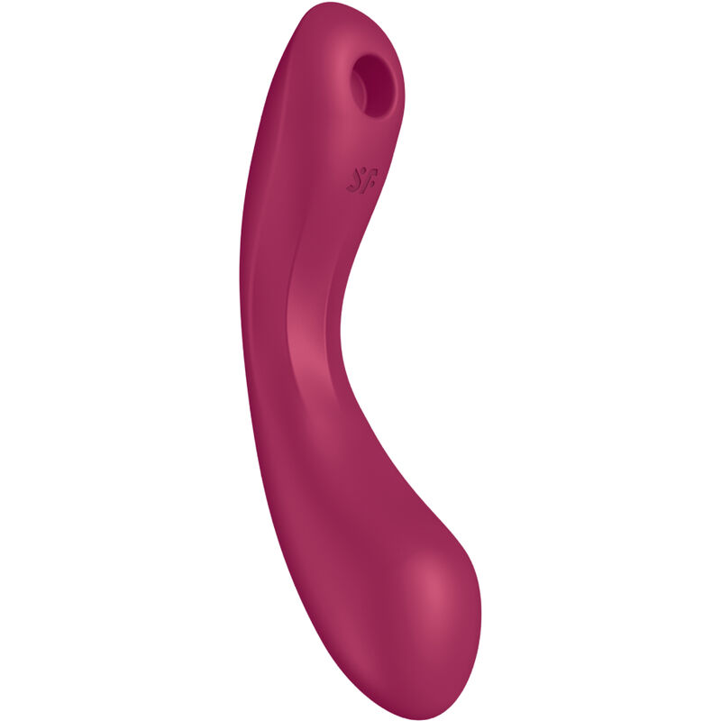 Satisfyer Curve Trinity 1: Δονητής σημείου G με αναρρόφηση κλειτορίδας και 12 προγράμματα δόνησης για απόλυτη ευχαρίστηση, κατασκευασμένος από ιατρική σιλικόνη.