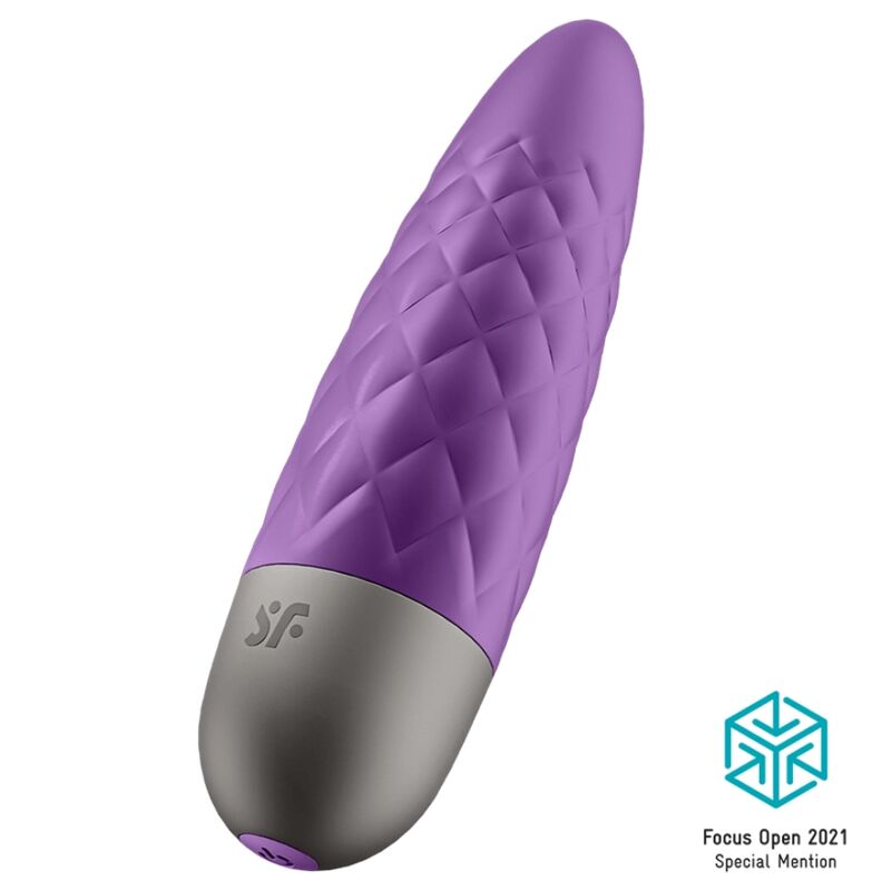 Ισχυρός κλειτοριδικός δονητής Satisfyer Ultra Power Bullet 5 με 12 προγράμματα δόνησης και αδιάβροχη κατασκευή για έντονη απόλαυση.