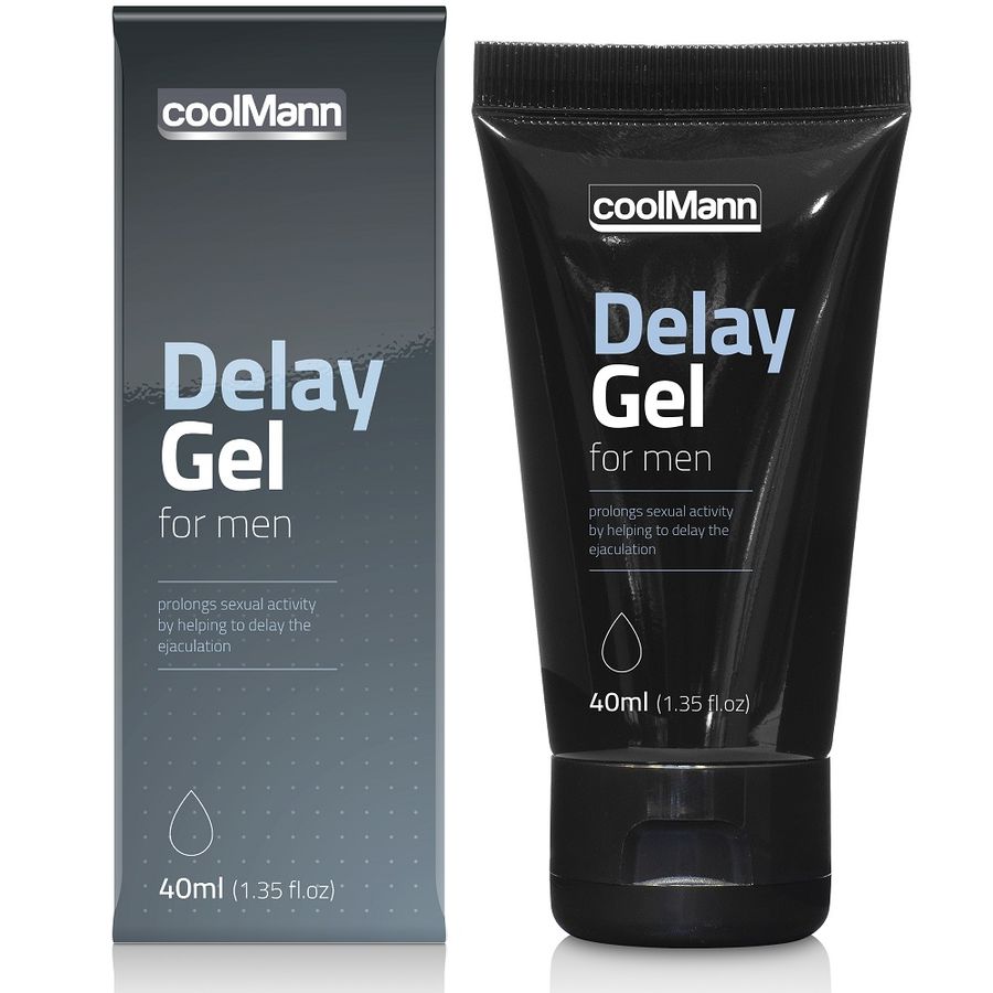 Επιβραδυντικό τζελ Cobeco Coolman Delay Gel 40 ml για καθυστέρηση εκσπερμάτισης με δροσιστική δράση