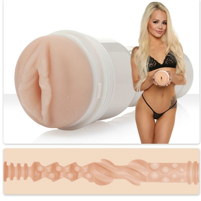 Fleshlight Elsa Jean ρεαλιστικό αυνανιστήρι, κατασκευασμένο από SuperSkin υλικό για απαλή αίσθηση και φυσική εμπειρία.