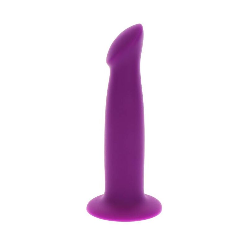 Μωβ κολπικό dildo με βεντούζα 12cm – Get Real Goodhead Dong από σιλικόνη