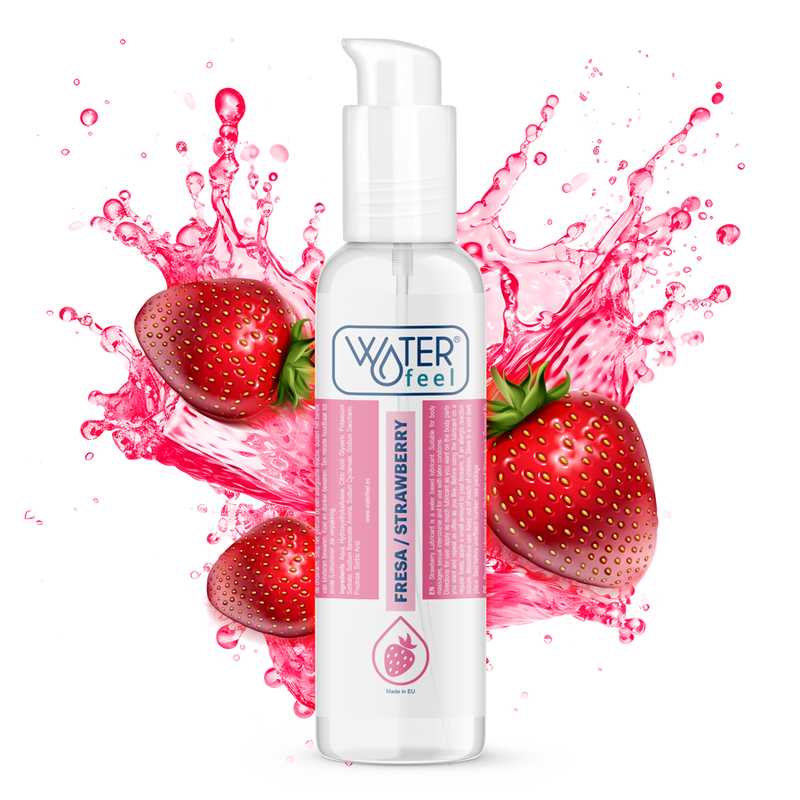 Λιπαντικό Νερού Με Γεύση Φράουλα 175 ML | Waterfeel Strawberry