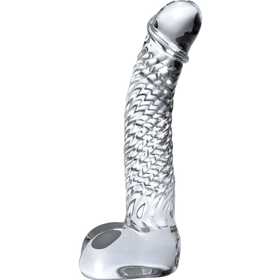 Ρεαλιστικό Γυάλινο Dildo 16,5cm | Icicles N. 61