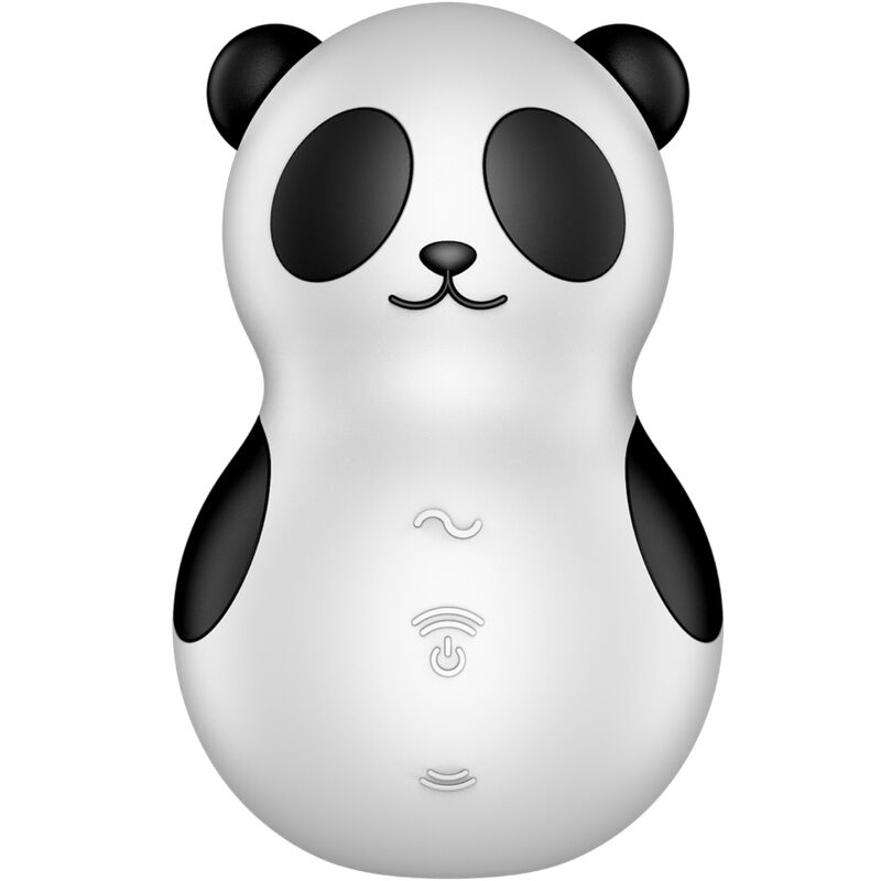 Κλειτοριδικός δονητής αέρα Satisfyer Pocket Panda σε σχήμα panda με 11 επίπεδα έντασης.